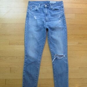 AG Adriano Goldschmied Sz 28 The Sophia Vintage High Waisted Skinny Ankle Jeans